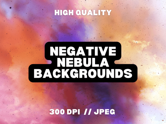 12 Negative Nebula Backgrounds for Cosmic Design Inspiration