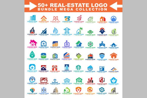 50 Real-Estate LogoBundle Mega Collect: A Designer’s Toolkit for Professional Branding
