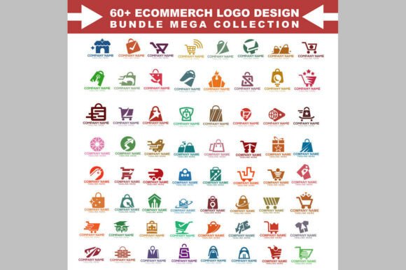 60 E-commerce Logo Bundle Mega Set: A Practical Choice for Online Brands