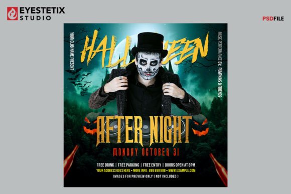 Halloween After Dark Post: Spooky Flyers Made Easy