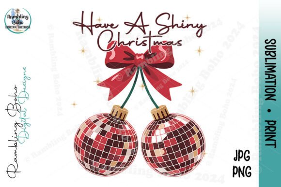 Have a Shiny Christmas Disco Balls Retro: Sparkle Up Your Holiday Projects