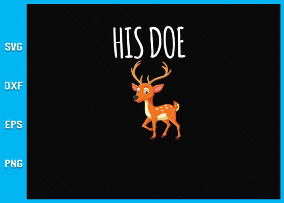 Her Buck His Doe Christmas Couple SVG: A Versatile Design Asset for Creative Projects