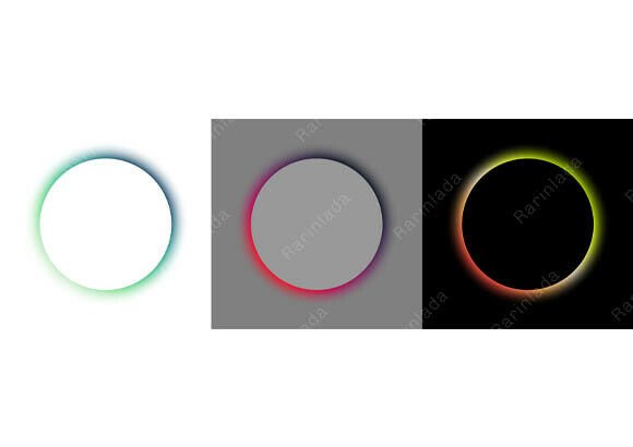 Minimalist Circles Neon Glows: A Modern Design Resource for UI and Web Designers