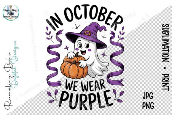 Octoberβs Purple Ghost Ribbon: A Designerβs Best Friend